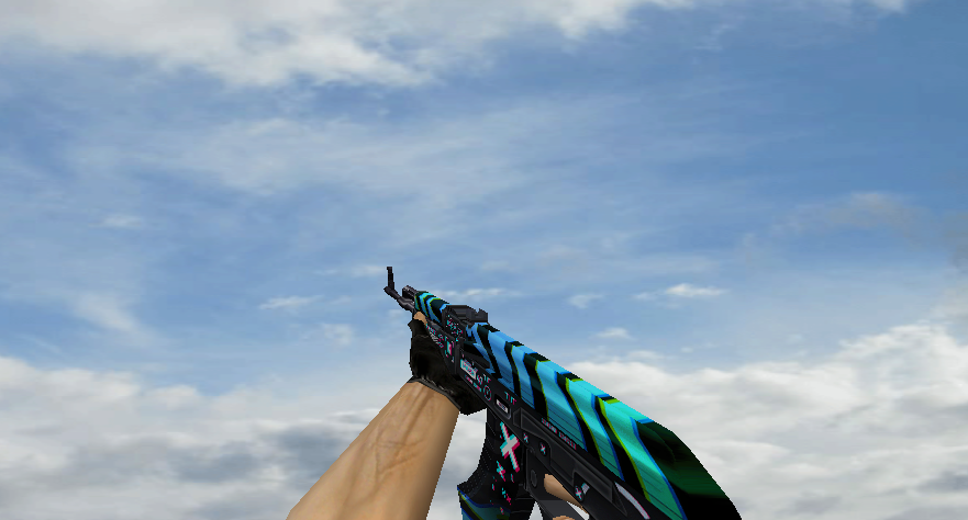 💎 Chromatic Aberration (Candy Blue) Pack для CS 1.6 — Завантажити скіни зброї